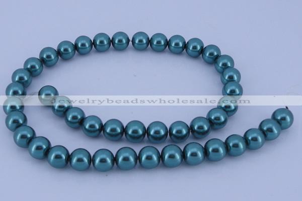 CGL249 5PCS 16 inches 18mm round dyed plastic pearl beads wholesale