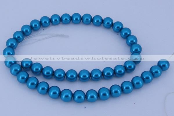 CGL260 5PCS 16 inches 20mm round dyed plastic pearl beads wholesale