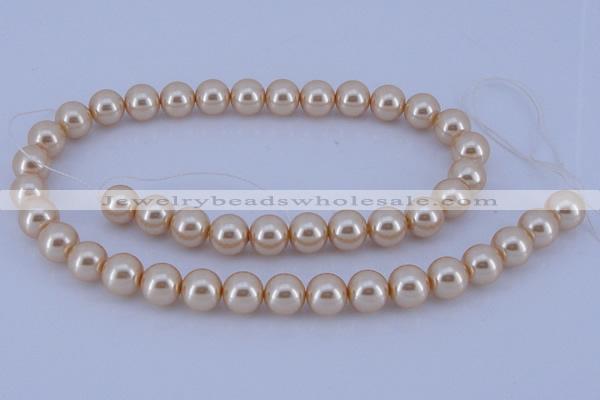 CGL51 2PCS 16 inches 25mm round dyed plastic pearl beads wholesale