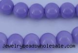 CGL800 10PCS 16 inches 4mm round heated glass pearl beads wholesale