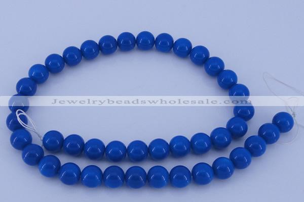 CGL814 10PCS 16 inches 8mm round heated glass pearl beads wholesale