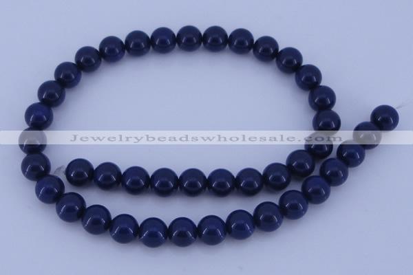 CGL892 10PCS 16 inches 8mm round heated glass pearl beads wholesale