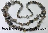 CGN540 27 inches fashion agate gemstone beaded necklaces