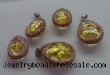 CGP1600 25*35mm - 30*40mm teardrop crystal glass pendants