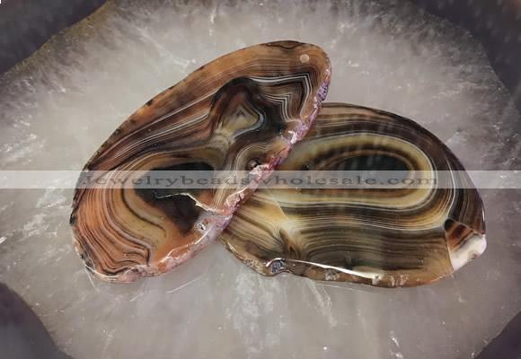 CGP2006 35*65mm - 65*100mm freeform agate slab pendants