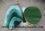 CGP2017 30*50mm - 50*80mm freeform agate slab pendants wholesale