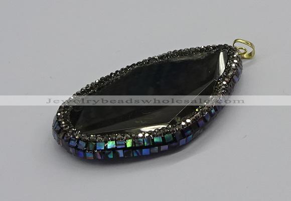 CGP3062 40*65mm - 45*70mm freeform agate gemstone pendants