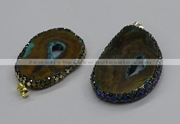 CGP3142 35*55mm - 40*60mm freeform opal gemstone pendants