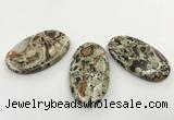 CGP3535 32*55mm - 35*58mm oval ocean agate slab pendants