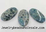 CGP3545 35*50mm oval chrysanthemum agate slab pendants