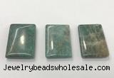 CGP3615 30*45mm rectangle amazonite gemstone pendants wholesale