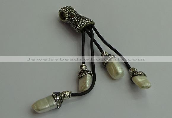 CGP528 10*16mm nuggets pearl tassel pendants wholesale