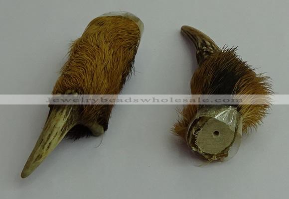 CGP543 12*65mm - 15*70mm deer-horn pendants wholesale