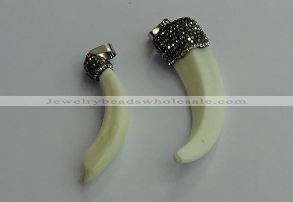 CGP621 10*45mm - 15*60mm pig tooth pendants wholesale