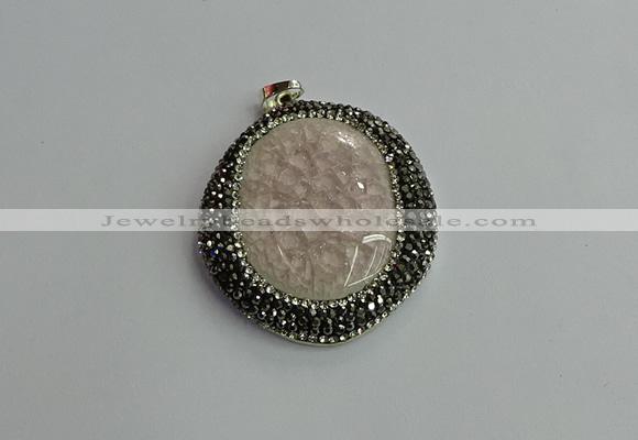 CGP662 40*45mm - 45*50mm freeform ceramic pendants wholesale