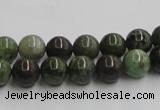 CGR02 16 inches 8mm round green rain forest stone beads wholesale