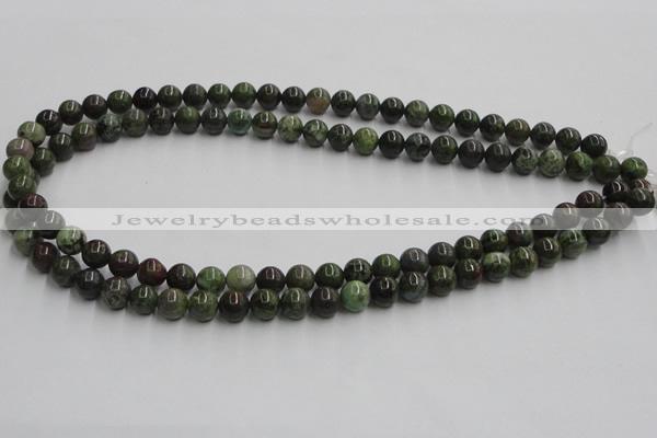 CGR02 16 inches 8mm round green rain forest stone beads wholesale