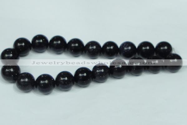 CGS104 15.5 inches 20mm round blue goldstone beads wholesale