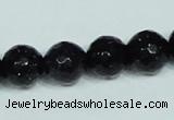 CGS108 15.5 inches 12mm faceted round blue goldstone beads wholesale