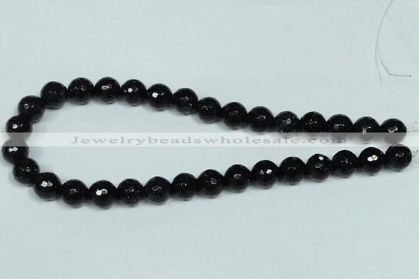 CGS108 15.5 inches 12mm faceted round blue goldstone beads wholesale