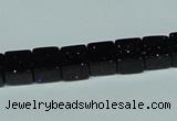 CGS118 15.5 inches 8*8mm cube blue goldstone beads wholesale