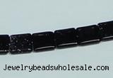 CGS126 15.5 inches 10*10mm square blue goldstone beads wholesale