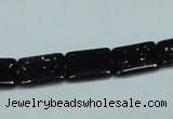 CGS129 15.5 inches 10*14mm rectangle blue goldstone beads wholesale