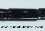 CGS132 15.5 inches 20*35mm rectangle blue goldstone beads wholesale