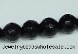 CGS139 15.5 inches 14mm faceted round blue goldstone beads wholesale