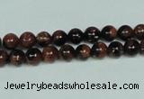 CGS201 15.5 inches 6mm round blue & brown goldstone beads wholesale