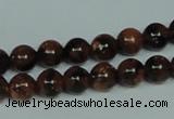 CGS202 15.5 inches 8mm round blue & brown goldstone beads wholesale