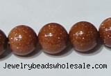 CGS53 15.5 inches 14mm round goldstone beads wholesale