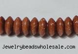 CGS68 15.5 inches 5*10mm roundel goldstone beads wholesale