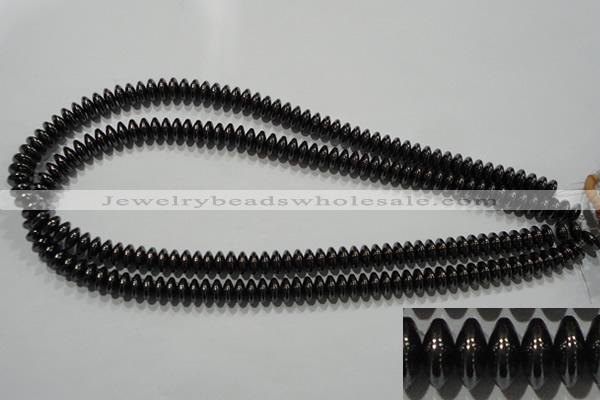 CHE108 15.5 inches 5*8mm rondelle hematite beads wholesale