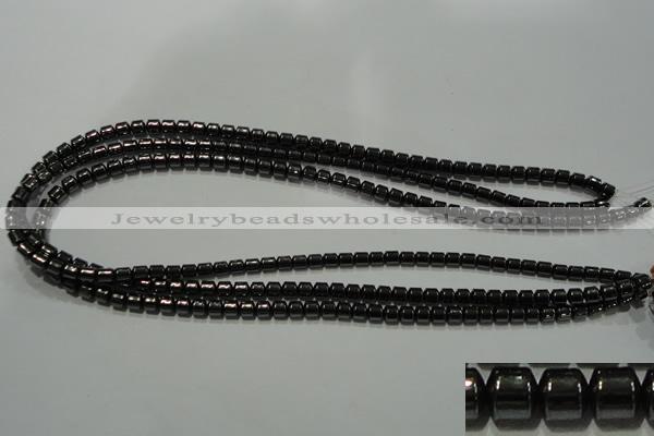 CHE116 15.5 inches 5*5mm tyre hematite beads wholesale