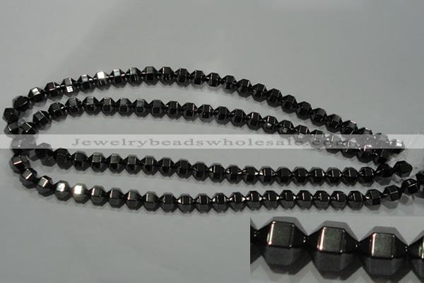 CHE133 15.5 inches 8*8mm hematite beads wholesale