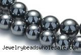 CHE19 16 inches 10mm & 12mm round hematite beads Wholesale