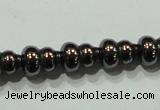 CHE190 15.5 inches 6*8mm calabash hematite beads wholesale