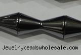 CHE201 15.5 inches 10*20mm dumbbell hematite beads wholesale