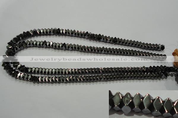 CHE221 15.5 inches 4*6mm hematite beads wholesale