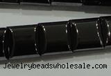 CHE286 15.5 inches 10*10mm square double drilled hematite beads wholesale