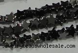 CHE292 15.5 inches 4mm star hematite beads wholesale