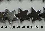 CHE295 15.5 inches 10mm star hematite beads wholesale