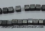 CHE415 15.5 inches 2*2mm cube matte hematite beads wholesale