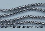 CHE421 15.5 inches 2mm round plated hematite beads wholesale