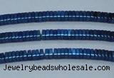 CHE564 15.5 inches 1*2*2mm square plated hematite beads wholesale