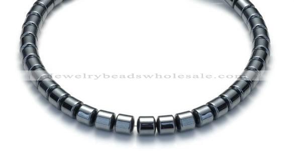 CHE66 15.5 inches 3mm column shape hematite beads Wholesale