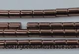 CHE747 15.5 inches 3*5mm tube plated hematite beads wholesale