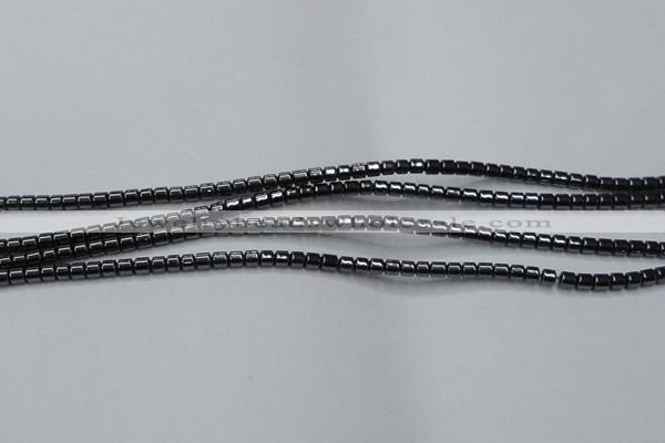 CHE772 15.5 inches 2*2mm drum hematite beads wholesale