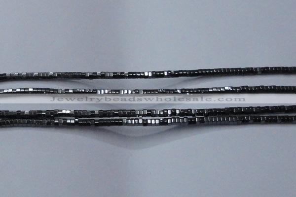 CHE821 15.5 inches 3*3mm hexagon hematite beads wholesale